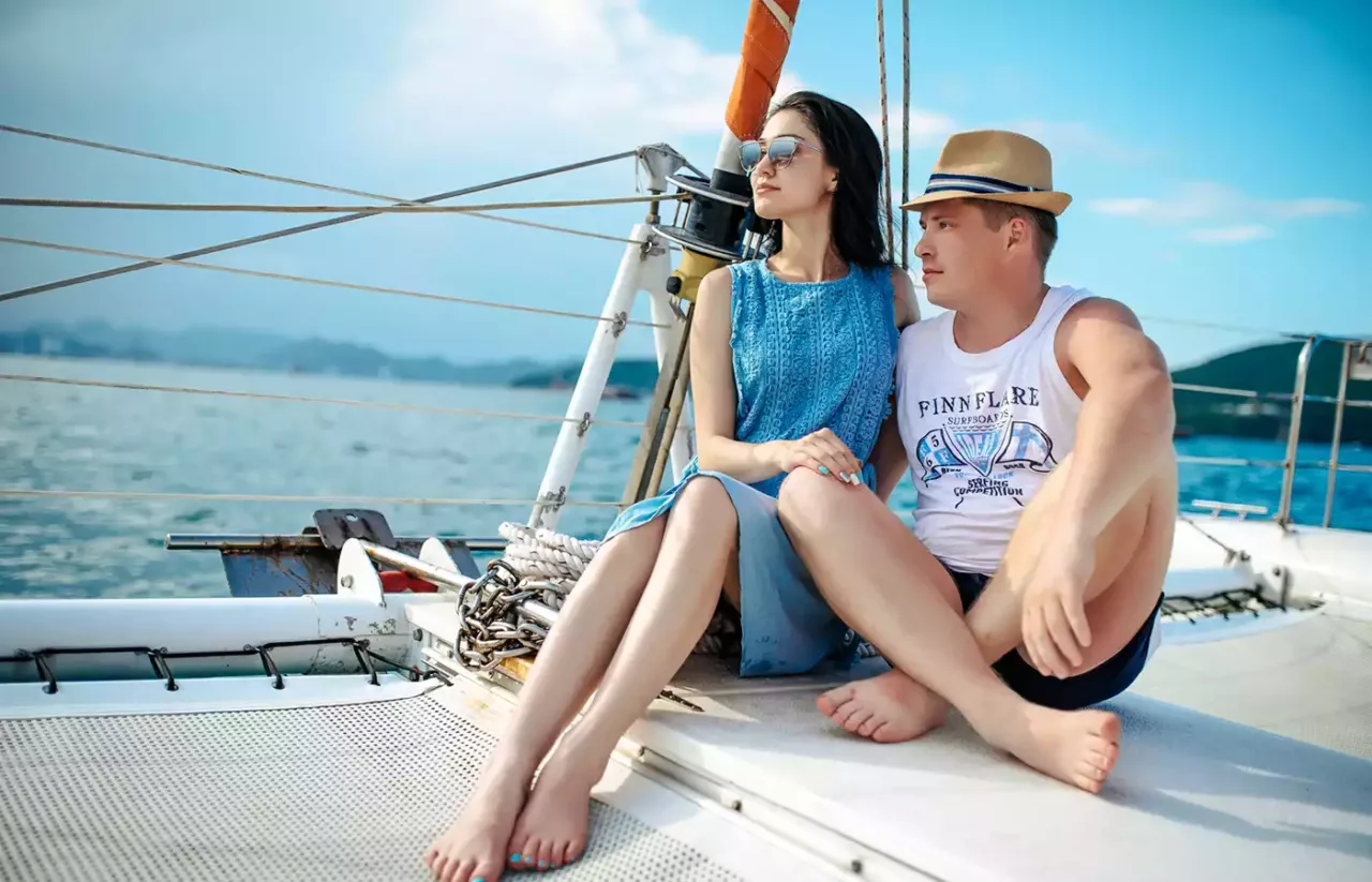 Southern Islands on a yacht